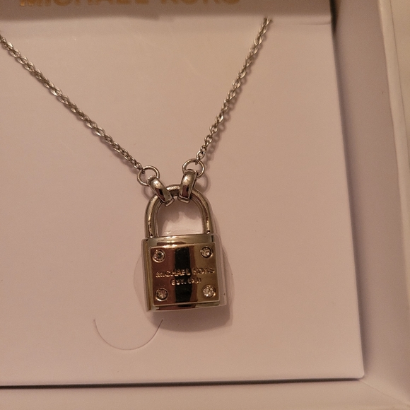 NWT MK Lock Necklace - Picture 2 of 2